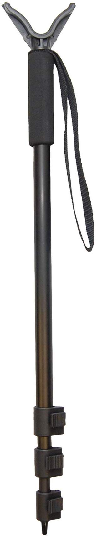 Allen Company Shooting Stick, Monopod, Adjustable in Height (21.5 to 61 inches), Aluminium, Hunting Accessories, Black