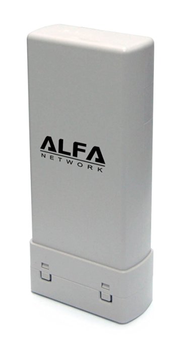 Alfa 2000mw 2W Waterproof Marine high power Long Range Outdoor 802.11 B, G, N, USB wireless network Wifi Adaptor with Integrated 12dBi Antenna - Up to 150mps
