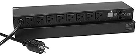 APC Rack Mount PDU, Switched Rack 100V-120V/20A, (8) Outlets, 1U Horizontal Rackmount(AP7901)