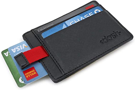 DASH BANDO SLIM UTILITY WALLET - Minimalist Front Pocket RFID Blocking Leather Wallets for Men Women