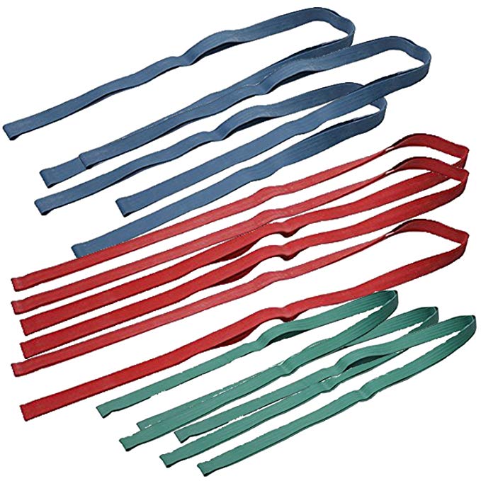 Tag-A-Room Rubber Band Assortment, 3 Medium (30 in), 3 Large (36 in), 3 X-Large (42 in), Moving Supplies