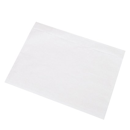 7.5" x 5.5" Clear Adhesive Top Loading Packing List / Shipping Label Envelopes (100 Pack)
