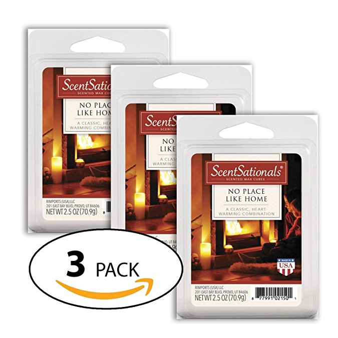 No Place Like Home-Everydaycollection Wax 3 packs - ScentSationals Scented Wax Cubes for Warmers