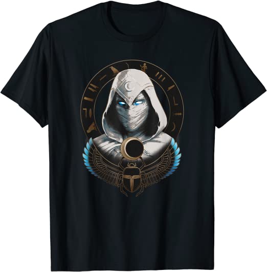 Marvel Moon Knight Egyptian Hieroglyphs T-Shirt