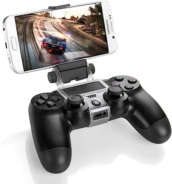 TNP PlayStation 4 Controller Phone Clip Holder Clamp Mount Bracket for PS4 Dual Shock Wireless Controller [Playstation 4]