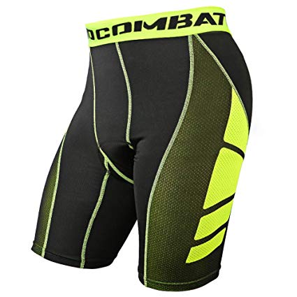 Bosiwee Mens Cycling Underwear Shorts, 3D Padded Bicycle Bike MTB Shorts, Sweat Resistant, Anti-Slip and Breathable