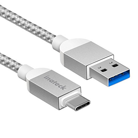 Inateck USB C Cable USB A to USB C Aluminum Nylon Braided Cable for Nintendo Switch, LG G5/G6, Nexus 5X/6P, Samsung Galaxy S8, HUAWEI P9, New MacBook Pro, Pixel and More Type C Devices, 3.3 ft(CA1004)