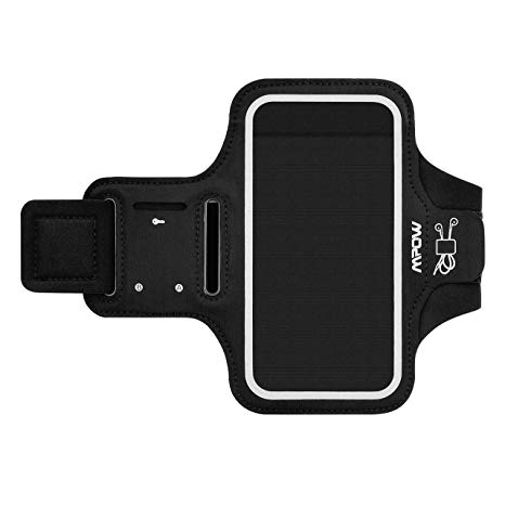 Mpow A1 [Updated] Cell Phone Armband, Water-Resistant Sport Armband for Running Workout, with Reflective Straps/key holder Compatible iPhone XS Max/XR/X, iPhone 8/8plus/7, Samsung Galaxy S9/S9 Plus/S8