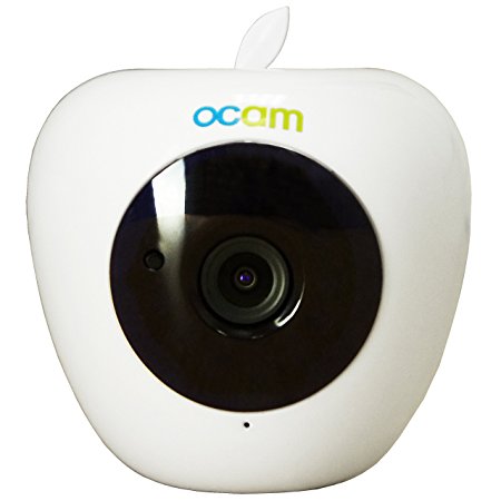 OCam Baby series Wi-Fi Wireless Baby Monitor Security Video Camera & Nanny Cam DVR iPhone iPad iOS Android(Blue/Pink/Green) (Apple)