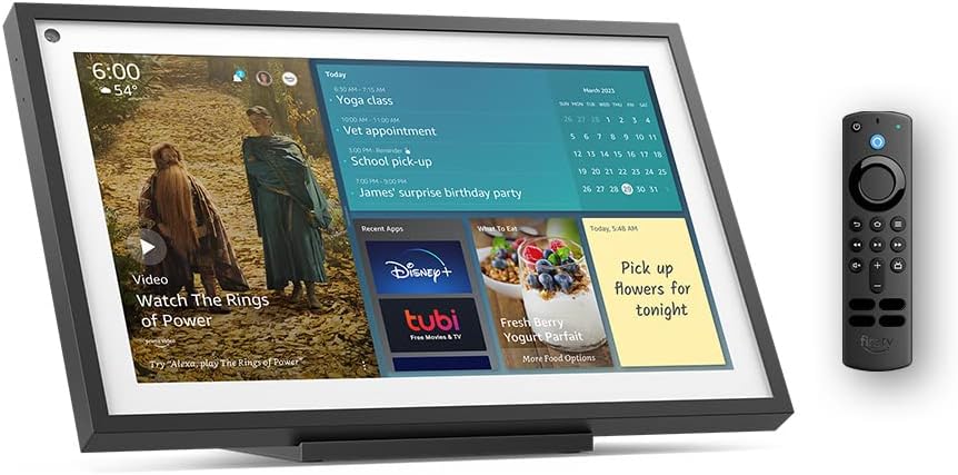 Echo Show 15 with Alexa Voice Remote (3rd Gen) and Tilt Stand