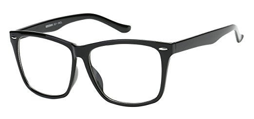 5zero1 Fake Glasses Big Frame Nerd Party Men Women Fashion Classic Retro Eyeglasses