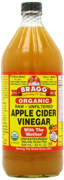 Bragg Organic Raw Apple Cider Vinegar, 32 Ounce - 1 Pack