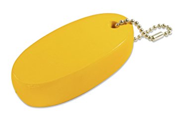 Lucky Line Soft Key Float with Ball Chain, 1 per Card, Yellow (92801)
