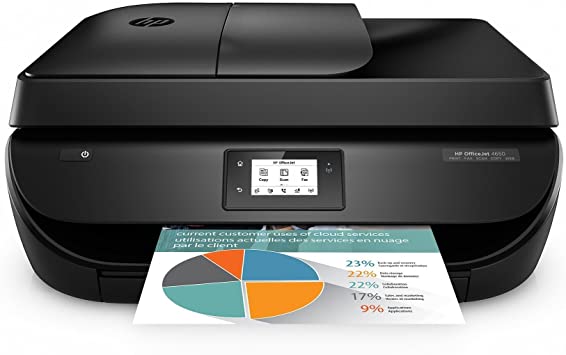 HP OfficeJet 4650 All-in-One Wireless Printer with Mobile Printing, Instant Ink ready (F1J03A)