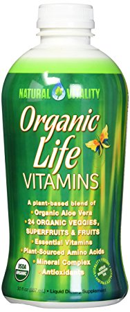 Natural Vitality Organic Life Vitamins Liquid, 30 fl oz