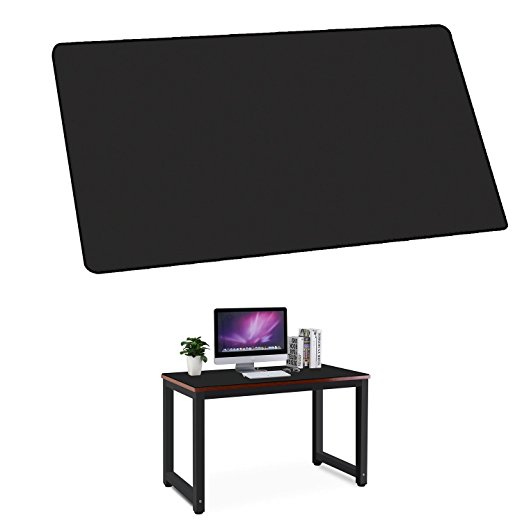 Kupx Extended XXXL official big mouse pad game mouse pad Extended Edition Cloth Gaming Mouse Mat Portable Large Desk Pad sticthed edge 35.5"x16"x0.08" functional Non-slip Rubber base Black edge