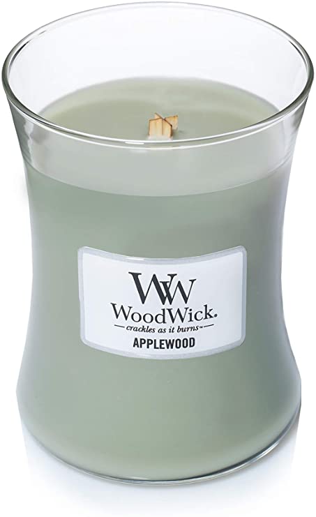 WoodWick Candle Applewood Medium Jar