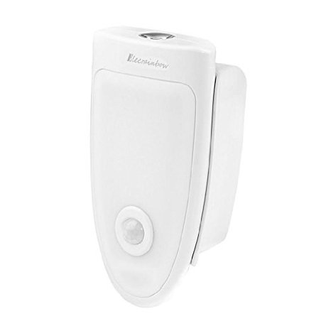 Elecrainbow® Wireless Charging Plug-in Motion Sensor LED Night Light - Rechargeable Handheld Flashlight/ Power Failure Emmergency Wall Light