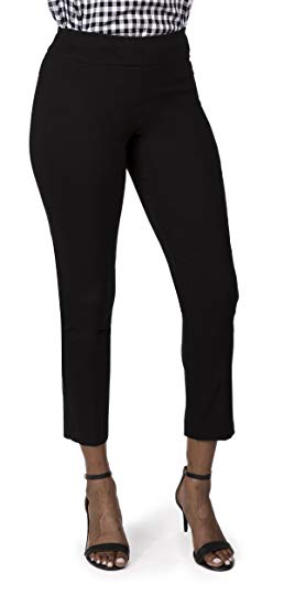 Fundamental Things Women’s Pull On Comfort Slim Ankle Pant with Tummy Control