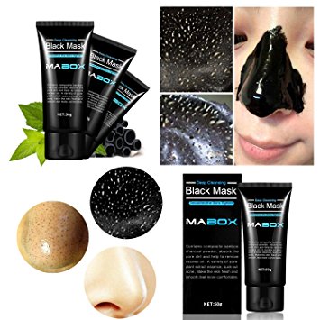 Blackhead Remover Cleaner Purifying Deep Cleansing Acne Black Mud Face Mask Peel-off (2 PCS)