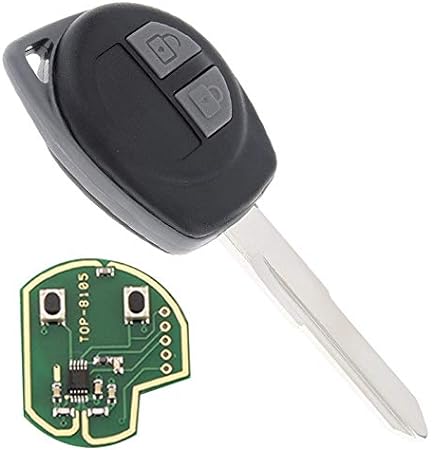 2 Buttons Keyless Uncut Flip Remote Key Fob with ID46 Chip for Suzuki Swift SX4 Alto JIMNY Vitara IGNIS Splash 2007-2013 433MHz