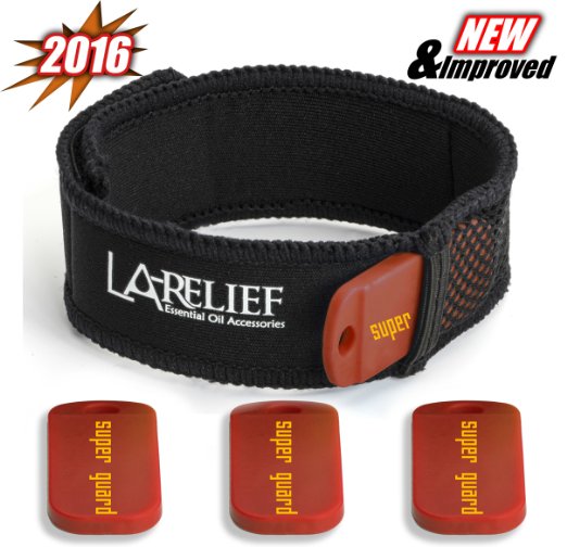 1 premium Mosquito Repellent Bracelet-zika virus protection by la-relief 2016 new and improved With A Stronger Blend of EIGHT essential Oils in 4 Pellets extremely Effective and Safe For All Ages