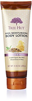 Tree Hut Shea Moisturizing Body Lotion, Almond and Honey, 9 Ounce (Pack of 2)