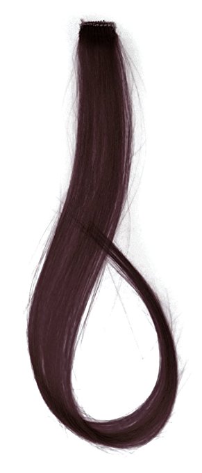 Tressecret 18" Clip In Human Hair Highlight, Wine Red