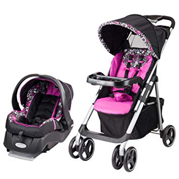 Evenflo Vive Travel System with Embrace Infant Car Seat, Daphne