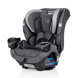 Evenflo EveryFit 3-in-1/All4One Convertible Car Seat (Winston Gray)