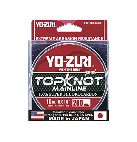 Yo-Zuri Topknot Mainline Natural Clear 200 Yards Fluorocarbon Fishing Line