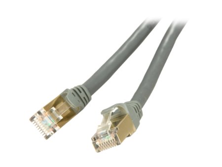 Rosewill 25-Feet Cat 7 Color Shielded Twisted Pair (S/STP) Networking Cable, Grey (RCW-25-CAT7-GE)