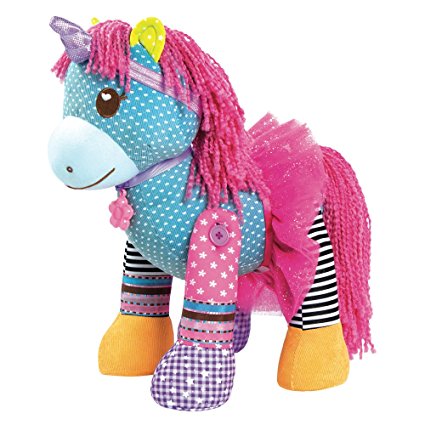 Adora Mixxie Pony 15" Plush and 11 Interchangeable Parts Including Unicorn Headband/Tutu/Necklace