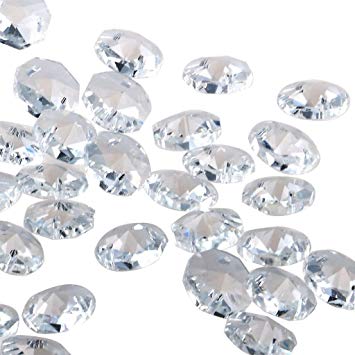 Sun Cling? Crystal 14mm Octagon Beads, Pack of 100 (Clear)
