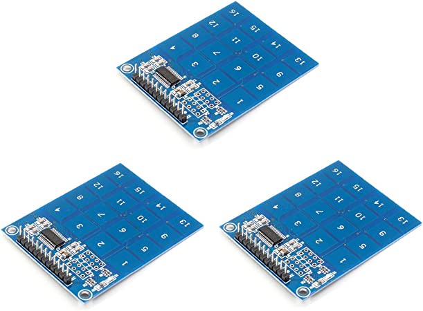 HiLetgo 3pcs TTP229 16 Channel 16 Keys Digital Capacitive Switch Touch Sensor Module