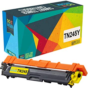 Do it wiser Compatible Toner Cartridge Replacement for Brother DCP-9020CDW, HL-3140CW, HL-3150CDW, DCP-9015CDW, TN-241, TN-245 (Yellow)