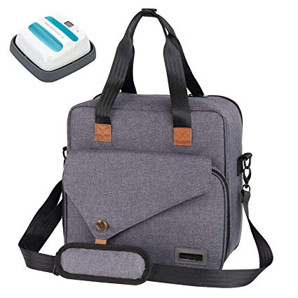 Weeare Cricut EasyPress Carrying Bag Compatible(9 x 9 Inch) Machine | Storage Tote Case Compatible with Cricut EasyPress 2 and Accessoires (Grey, 9x9Inch)