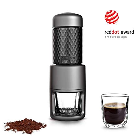 STARESSO Espresso Coffee Maker, Red Dot Award Winner Portable Espresso Cappuccino,Quick Cold Brew Manual Coffee Maker Machines All in One