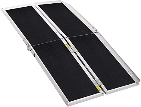 Extra Wide-31"×60" (W×L), 800 lbs Weight Capacity, Wheelchair Ramp, Ramps for Wheelchairs, Wheelchair Ramps for Home, Portable Wheelchair Ramp, Wheelchair Ramps for Steps, Multi-Fold, Aluminum Alloy