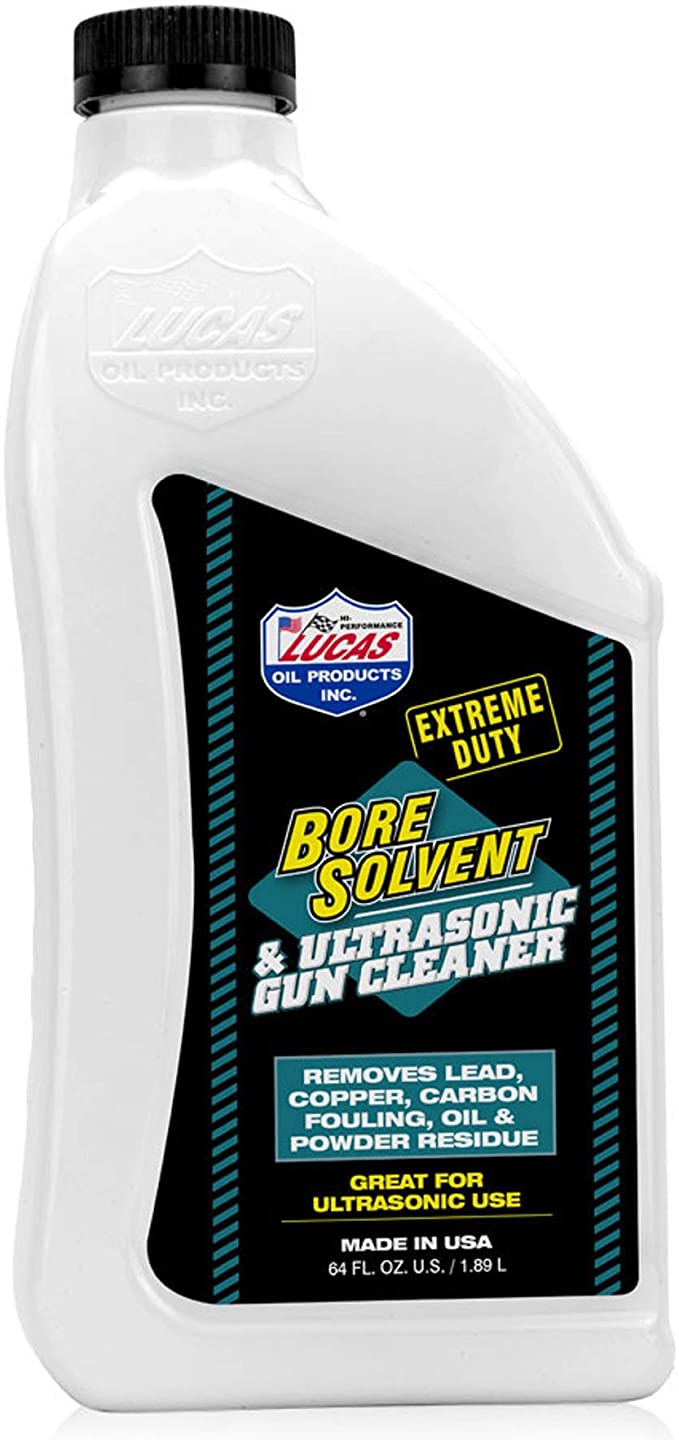 Lucas Oil Extreme Duty Bore Solvent and Ultrasonic Gun Cleaner 64 oz Liquid