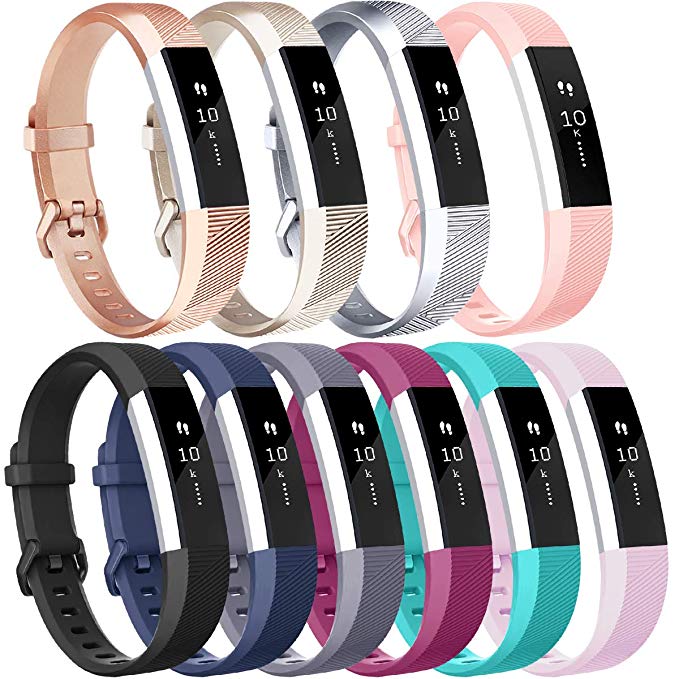 Vancle Sport Bands Replacement for Fitbit Alta and Fitbit Alta HR, 10 Pack