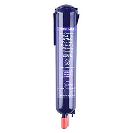 Purneat 4396841 Refrigerator Water Filter Replacement,Compatible for Whirlpool 4396841,Whirlpool 4396710, Pur Filter 3,PUR W10121145 ,W10121146,KENMORE 46-9020,46-9020P