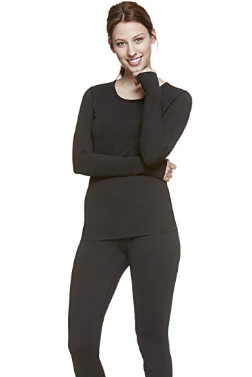 WuhouPro Women's Ultra Soft Microfiber Fleece Thermal Underwear Long Johns
