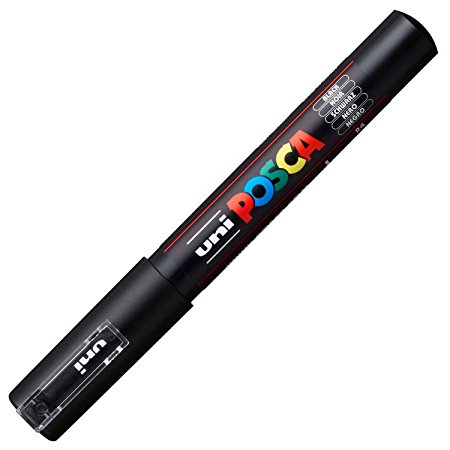 Uni Posca Extra Fine Marker, Black (PC1M.24)