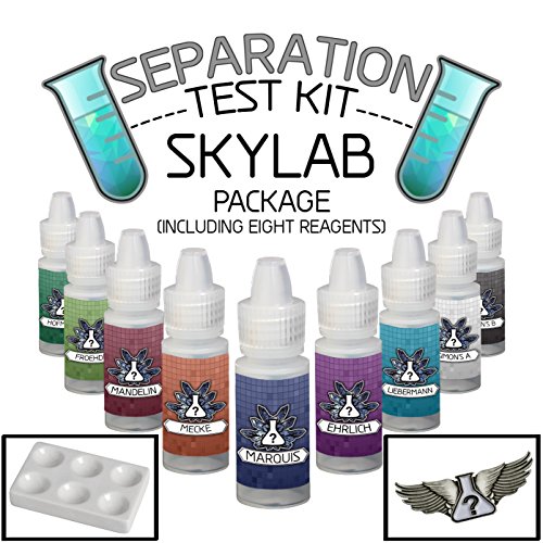 The Bunk Police - SKYLAB Package - 60 Use Separation Kit - Eight Reagent Test Kits   Free Wings Pin & The Slab
