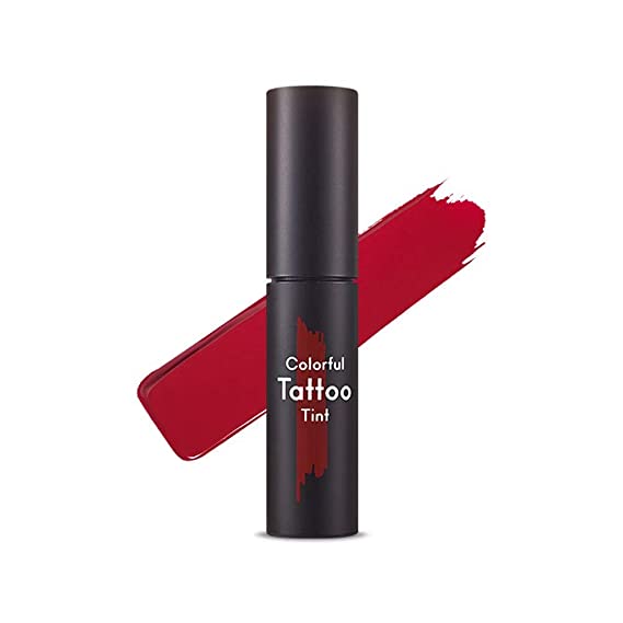 ETUDE HOUSE Colorful Tattoo Tint, RD305 Boss Lady | Kbeauty | Adorable Color Lipstick with a Long-Lasting Effect for a Perfect Hydrating Lip Makeup