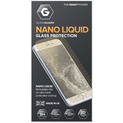 Glass-Guard Nano Liquid Screen Protector Sapphire Hard Invisible iPhone 6S iPhone SE Samsung Galaxy S6 S7 Edge Nexus 5X Nexus 6P Xperia Z5