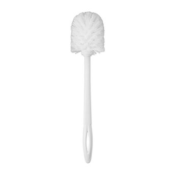 Rubbermaid Commercial FG631000WHT Toilet Bowl Brush with Plastic Handle