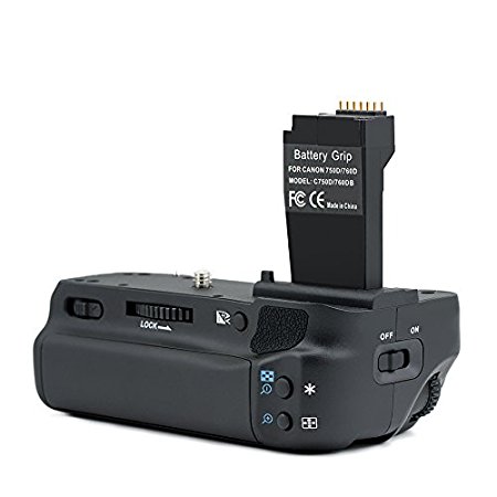 QUMOX Replacement BG-E18 Battery Grip For Canon EOS 750D 760D LP-E17