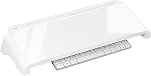 Simple Houseware Desktop Dry Erase WhiteBoard Computer Keyboard Stand Surface Pad with Drawer, Plastic Whiteboard